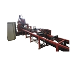 CNC Flat Steel  Punching & Cutting Line -plate width 120mm，hole φ40mm 